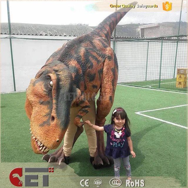CET-H1009新しいムービープロップウォーキング現実的なプロフェッショナルドラゴン衣装恐竜服