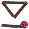 Custom logo nylon binding ladder strap band and leg strap for yoga