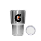 Custom Design Double Wall Tumbler 30oz Stainless Steel Insulated Coffee Cups with Lid