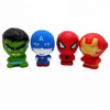 4pcs/set 11cm Kawaii Super Hero Squishy toy Spiderman Iron Slow Rising Squishies PU Scented Squeeze Relief Toy
