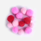 Fashional Wholesale Bulk Pink Polyester/Cotton/Polyamide PomPom Craft Pom Poms