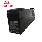 Factory price for solar powered air conditioner 12v 75AH Front terminal battery