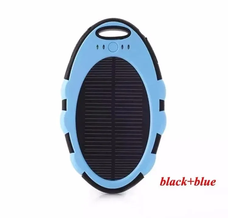 Custom Logo Waterproof Portable Solar Power Bank with LED Light for Chiarging for Xiaomi - ANKUX.COM