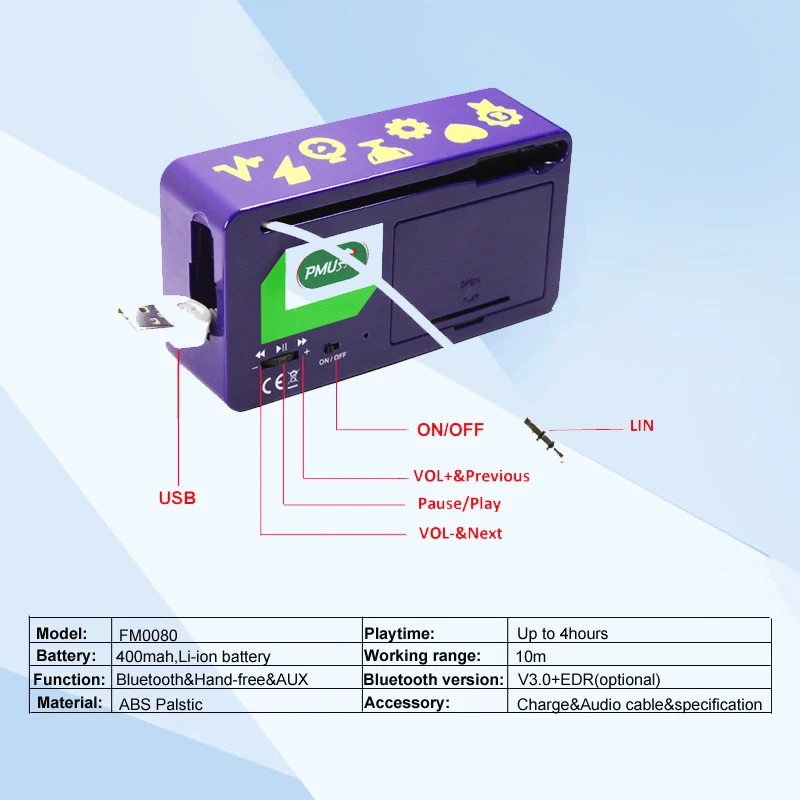 pre recorded message private label profesional speaker - ANKUX.COM