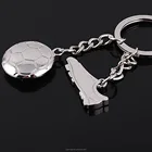 2017 Fancyqube New Key Ring Llavero World Cup soccer Shoes Football Keychain Keyfob Gift for Football keychain