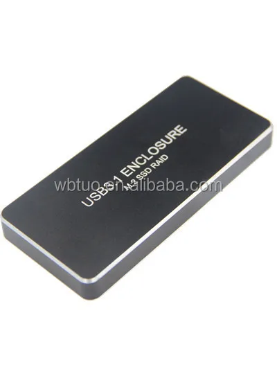 External USB3.1 usb c 2Ports M.2 NGFF Raid0 Raid1 PM hard disk drive ssd hdd caddy