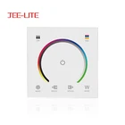 wall mounted white color LED touch panel dimmer controller