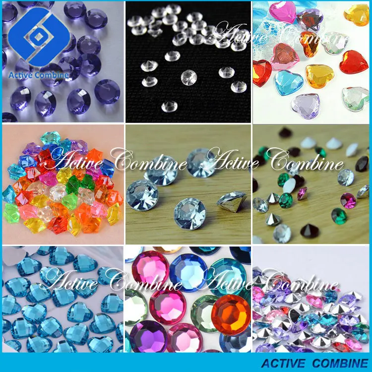 product name: plexiglass table scatters crystal confetti bar