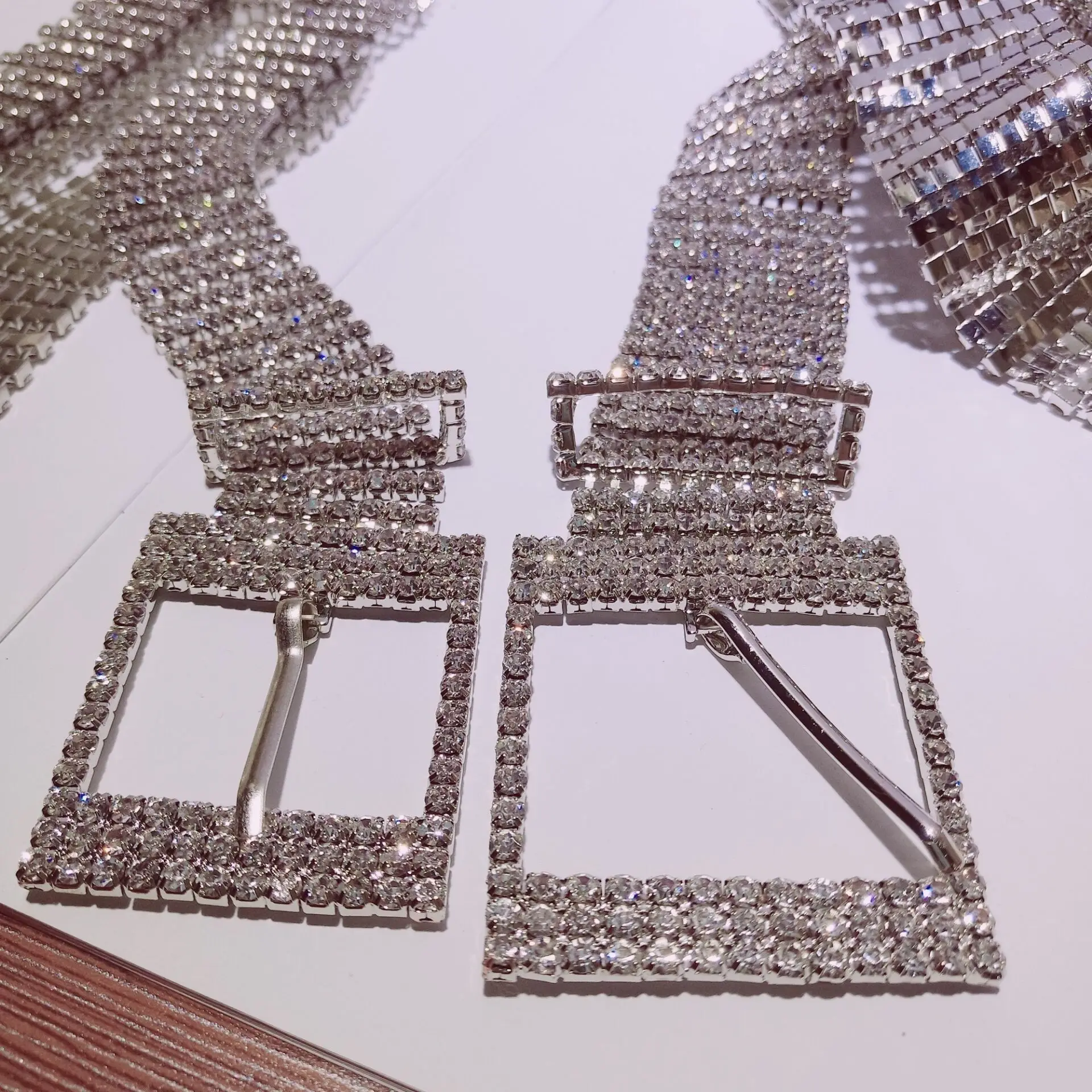 New arrival Factory Sexy and Shiny Crystal Rhinestone Chain Waist Belt Party crystal belt