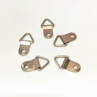 Nickel Plated one hole D ring triangle frame hanger hook