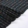 North america metallic jacquard rib knit yarn dyed stripe garment fabric