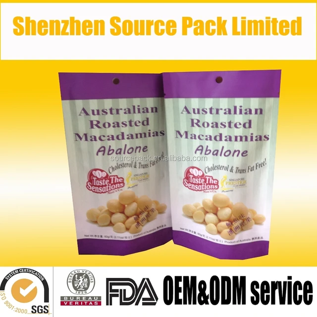 ecofriendly food grade food packaging snack bag snack plastic