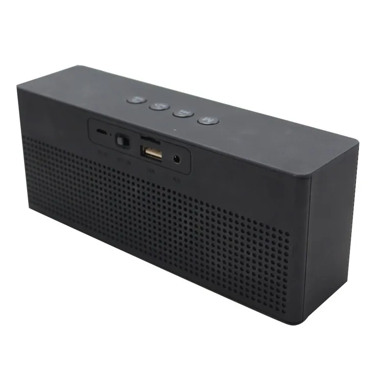 2018 loud sound vibration BT wireless speaker rectangle shape design portable speaker - ANKUX.COM