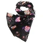 Hot Sale OWL printing winter Warm Scarf 100% polyester