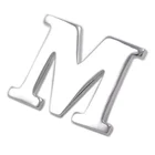 Trendy Mens Brooches 26 Letters Silver Brooches Pin for women wedding and party jewelry gift accessories bridal hijab pins