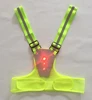 Top Design Hi-Vis High Quality Flashing LED Running Vest