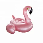 Material pvc pink rose inflatable flamingo pool float