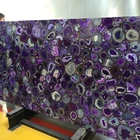 Hot Selling Purple Gemstone Mosaic Countertops Tiles For Floor