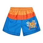 sublimation print boys children swimwear beach play kids swim shorts