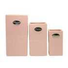 unique simple design square shaped ceramic indoor plant pots for sale