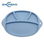 Feeding Supplies kids divided silicone rubber dinner plate silicone divider
