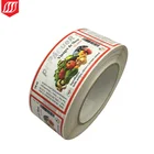 Personalized label stickers ,food bottle label sticker