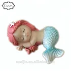OEM Accepted Craft Sculpture Resin Souvenirs Decoration Mermaid Fairy Figurine