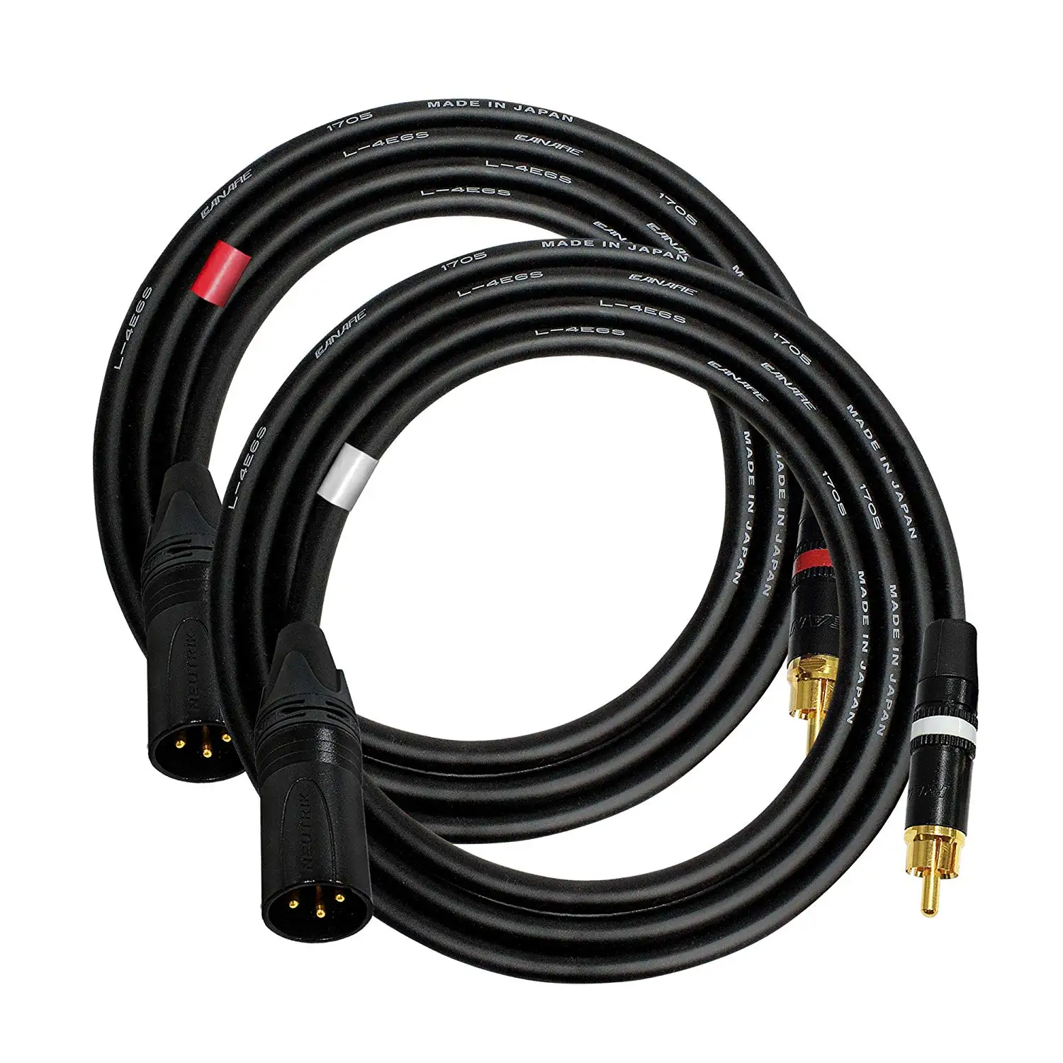 Buy Foot Rca To Xlr Male Cable Pair Canare L E S Star Quad