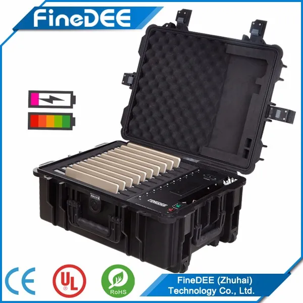 Multi Phone Locker and Charger Suitcase