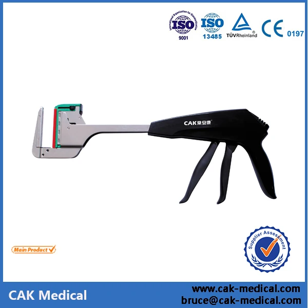 endoscopic linear cutter gia stapler with double handle