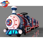 Small Amusement Park Trackless Trains For Sale+Commercial Electric Ride On Train+Outdoor Lighted Christmas Train