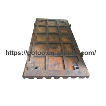 manganese steel 18%Mn McCloskey J50 C50 jaw plate