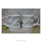 Artistic Mug 14 Oz New Design Ceramic Custom Embossed Artistic Mug for Gift