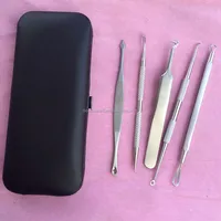 Curved Acne Clip Tweezer Extractor Needle