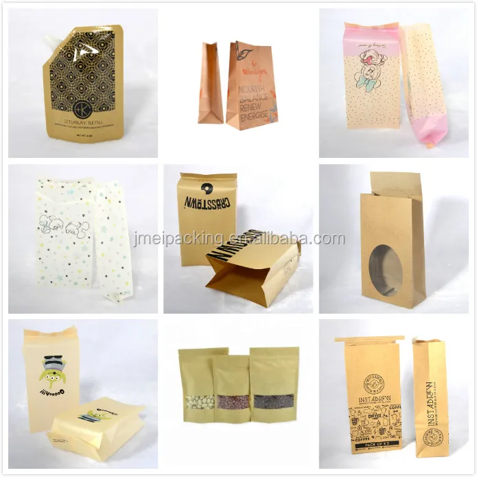 Natural Eco-friendly Stand Up Zipper Pouch For Salt Packaging