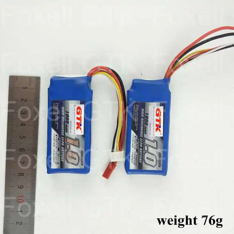 1pc GTK Original lipo 3s 1000mah 11.1v 1Ah 25C battery li-po 3s 35c for FPV RC Helicopter Car Boat Drone Quadcopter + fast ship (3)