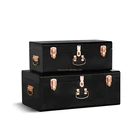 Home Decoration Steel Custom Metal Storage Trunk Box