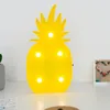 Yellow Pineapple Marquee Battery Powered LED Night Light Christmas Lights Decoration Birthday Party Supplies
