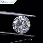 tianyu gemstone wholesale price fat edge White D E F colorless vvs 2 carat Moissanite Diamonds Stones