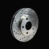 Auto parts drilled slotted brake rotors disk brakes