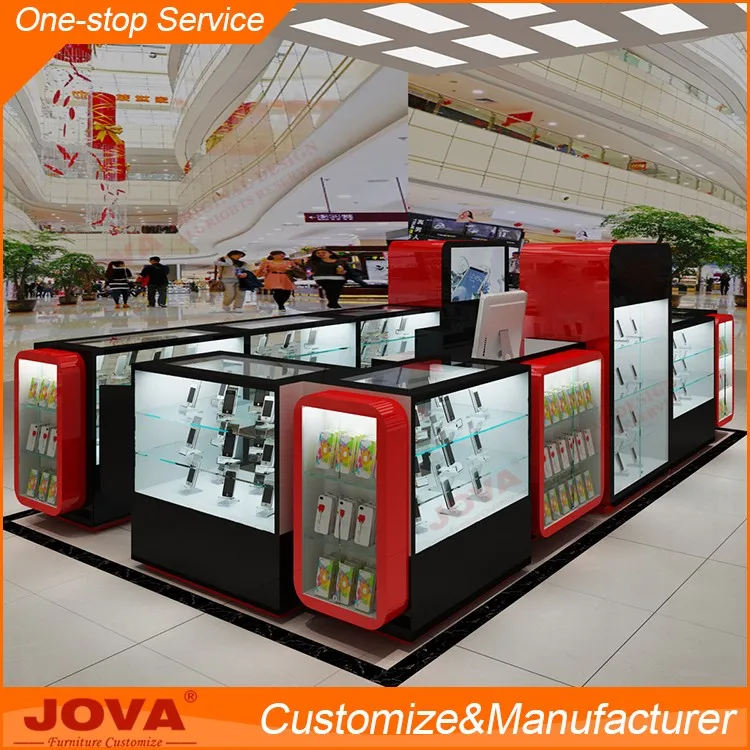Elegant mobile phone mall kiosk for cell phone showcase display (2).jpg