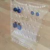 new functional acrylic earring boards stand in clear Perspex