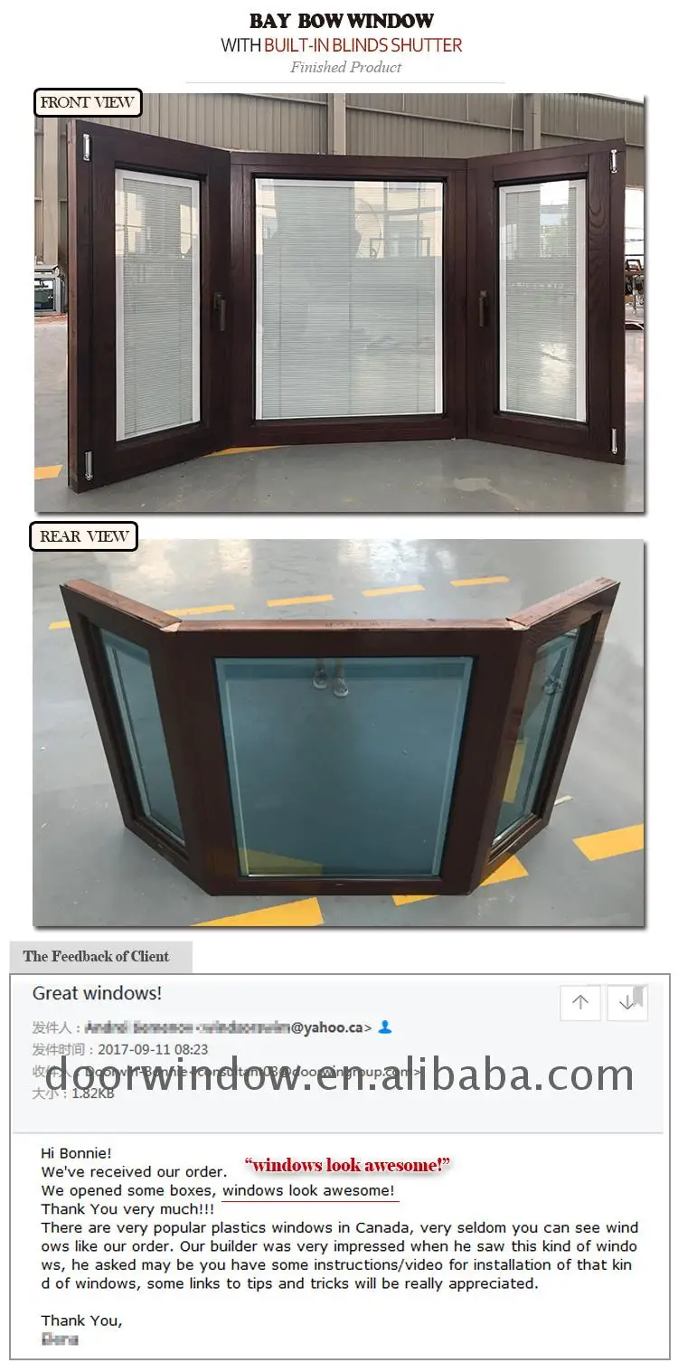 Factory direct selling bay window panels