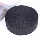 Elastic band high quality ribbon double tooth edge wavy elastic band black dress elastic band