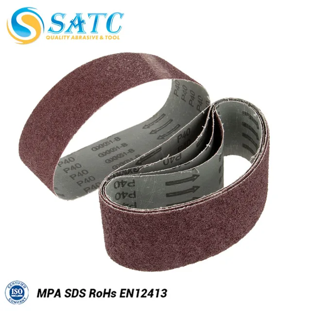 belts,west Africa oem acceptable aluminum oxide sanding belts for wide belt sander