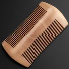straight hair wooden bridal mustache small sandalwood beard pick comb