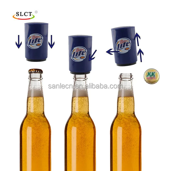 cheap custom aluminum and abs automatic beer bottle opener