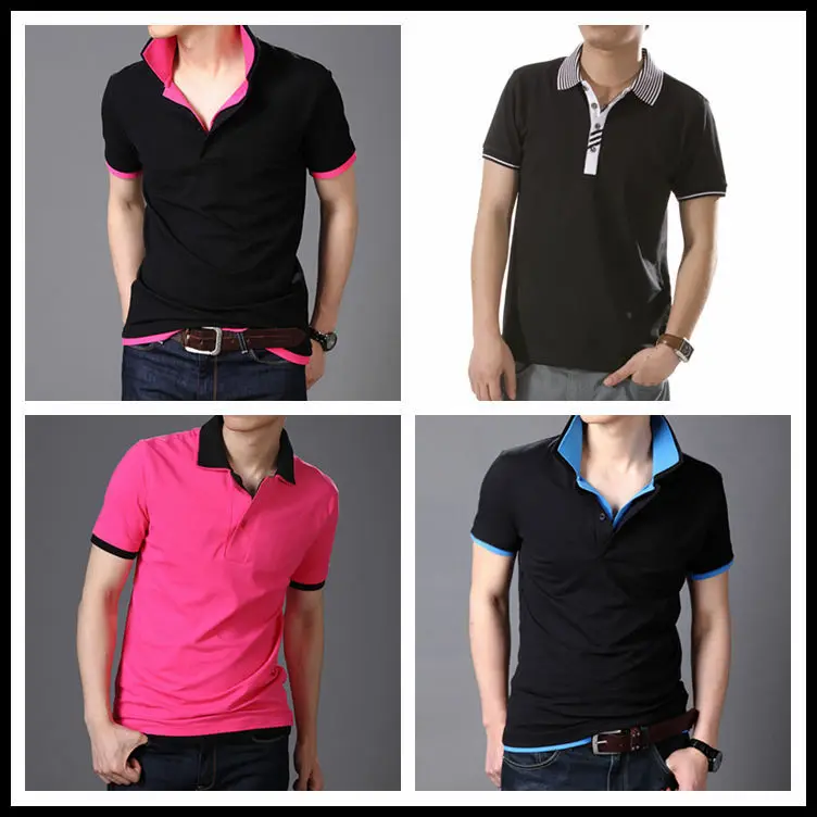 Product Promotion high quality plaids custom cut sew polo shirts
