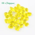 Wholesale cheap yellow glass bead treasures crystal for swimming pool