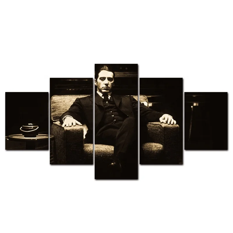 Godfather Movie Modern Wall Art Deco Canvas 3 Panels